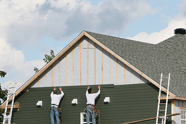 Professional Siding Contractor technician working in West Point, NY
